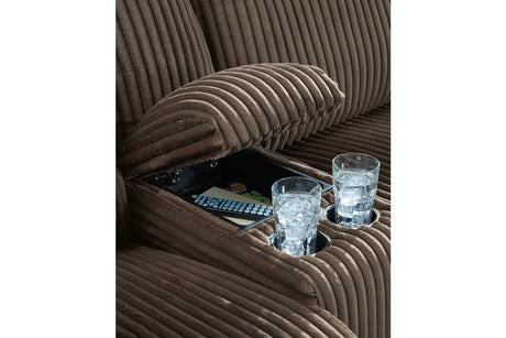 Top Tier Chocolate 6-Piece RAF Chaise Reclining Sectional from Ashley - Luna Furniture