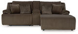 Top Tier Chocolate Sofa and Recliner from Ashley - Luna Furniture