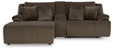 Top Tier Chocolate Sofa and Recliner from Ashley - Luna Furniture