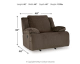 Top Tier Chocolate Sofa and Recliner from Ashley - Luna Furniture