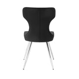 Topeka Black Side Chair, Set of 2 from Homelegance - Luna Furniture