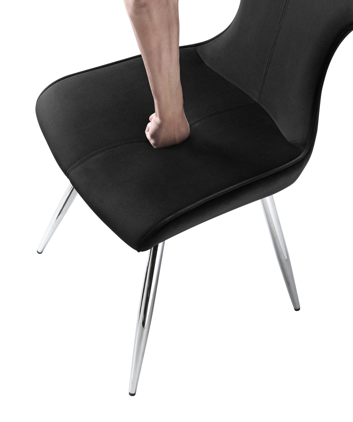 Topeka Black Side Chair, Set of 2 from Homelegance - Luna Furniture