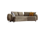 Toscana Stationary 4 Seater in Green from Furnia - Luna Furniture