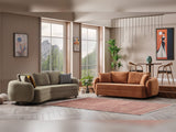 Toscana Stationary 4 Seater in Green from Furnia - Luna Furniture