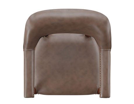 Tournament Arm Chair w/Casters – Brown from Steve Silver - Luna Furniture