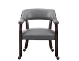 Tournament Arm Chair w/Casters, Gray, Set of 2 from Steve Silver - Luna Furniture