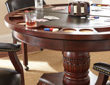 Tournament Game Table and Chairs, 6-Piece, Black(Table & 4 Side Chairs) from Steve Silver - Luna Furniture