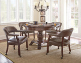Tournament Arm Chair w/Casters – Brown, Set of 2 from Steve Silver - Luna Furniture
