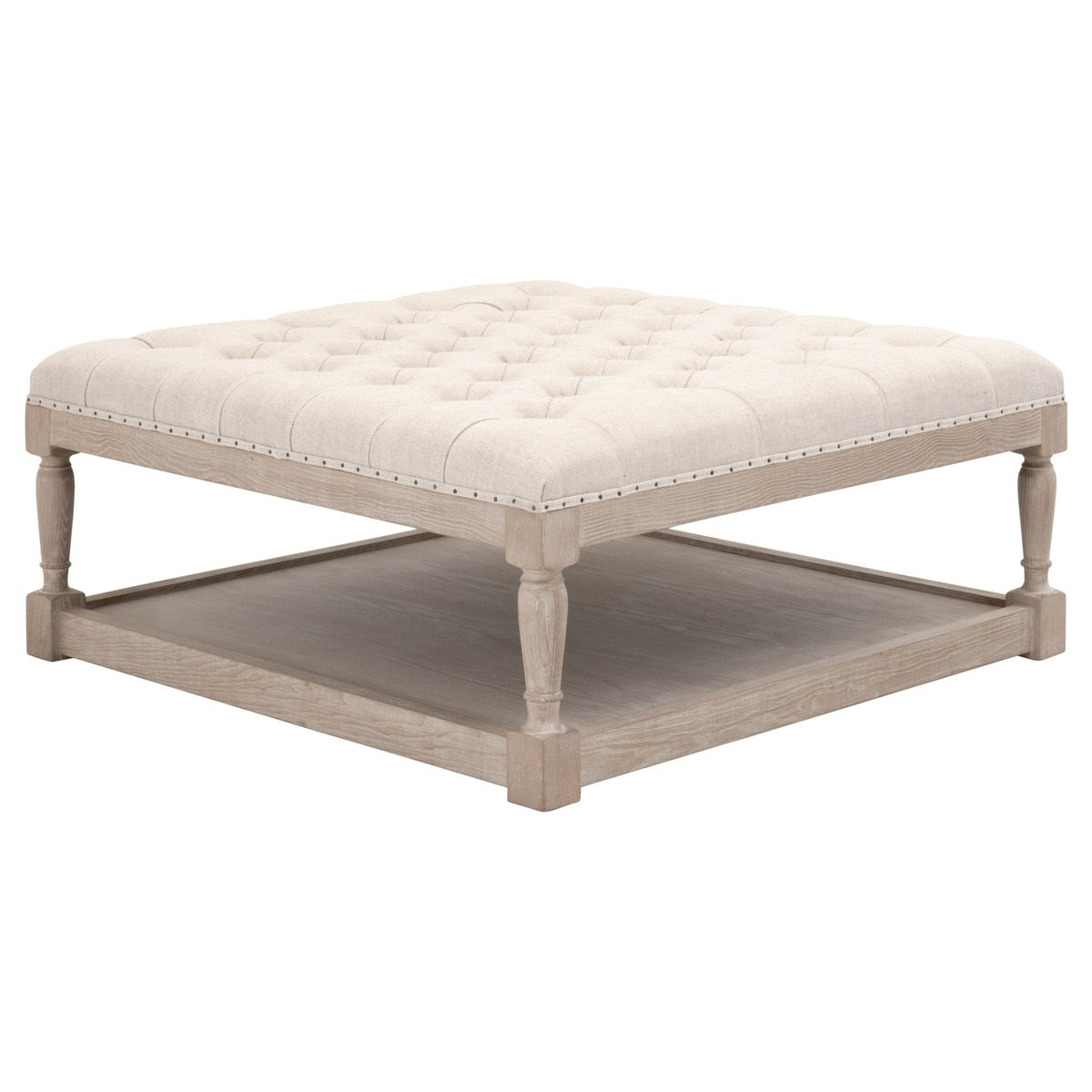 Townsend Tufted Upholstered Coffee Table from Essentials For Living - Luna Furniture