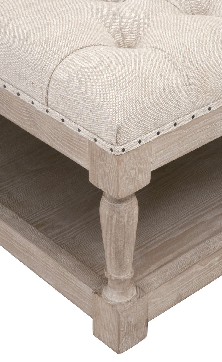Townsend Tufted Upholstered Coffee Table from Essentials For Living - Luna Furniture