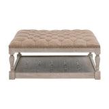 Townsend Tufted Upholstered Coffee Table from Essentials For Living - Luna Furniture