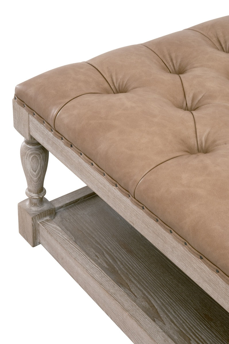 Townsend Tufted Upholstered Coffee Table from Essentials For Living - Luna Furniture