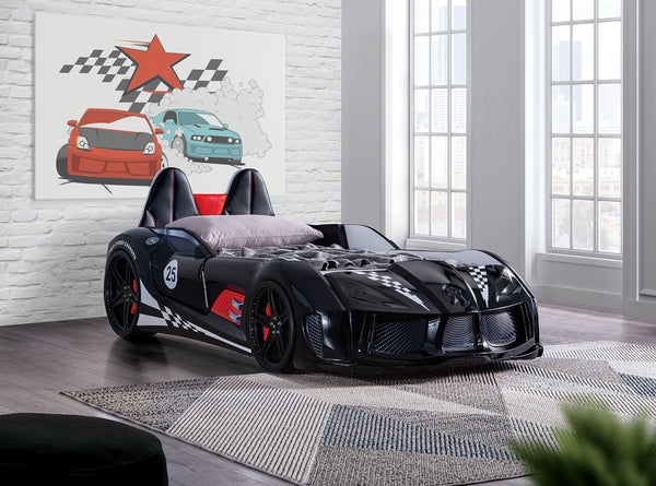 Trackster Black Bed