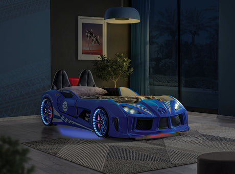 Trackster Blue Bed from Furniture of America - Luna Furniture