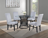 Tracy Light Gray Dining Chair, Set of 2 from Crown Mark - Luna Furniture