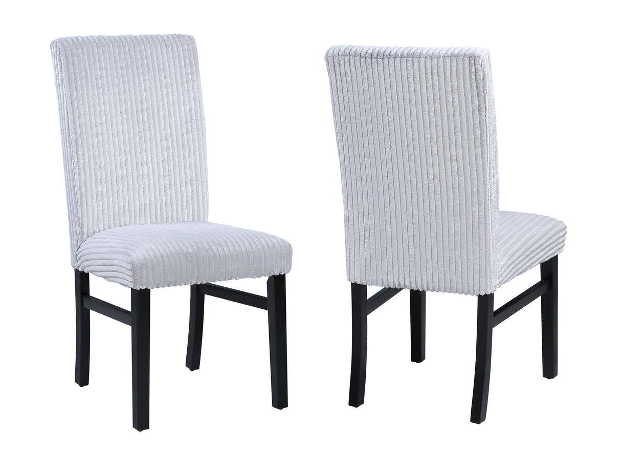 Tracy Light Gray Dining Chair, Set of 2 from Crown Mark - Luna Furniture