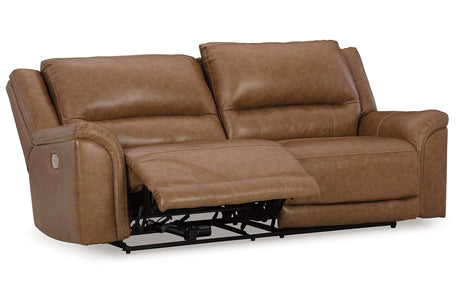 Trasimeno Caramel Power Reclining Living Room Set from Ashley - Luna Furniture