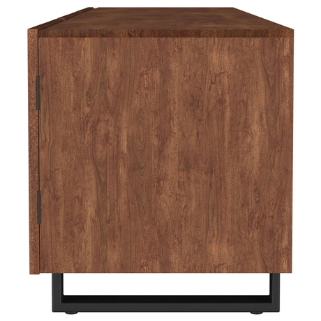 Trask Mango Brown 86-inch Wood TV Stand Media Console from Coaster - Luna Furniture