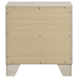 Trenton Rustic Cream 2-Drawer Nightstand from Coaster - Luna Furniture