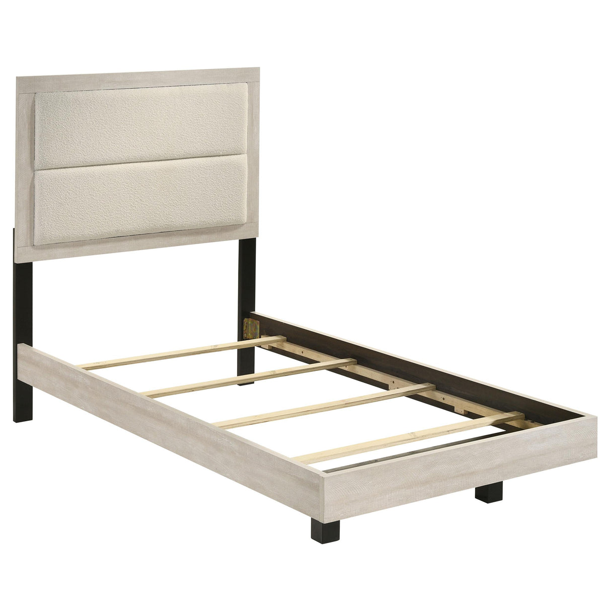 Trenton Rustic Cream 4-Piece Twin Bedroom Set from Coaster - Luna Furniture