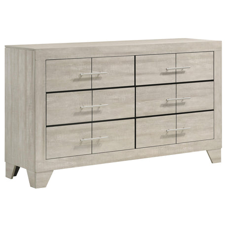 Trenton Rustic Cream 5-Piece Full Bedroom Set from Coaster - Luna Furniture