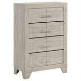 Trenton Rustic Cream 5-Piece Twin Bedroom Set from Coaster - Luna Furniture