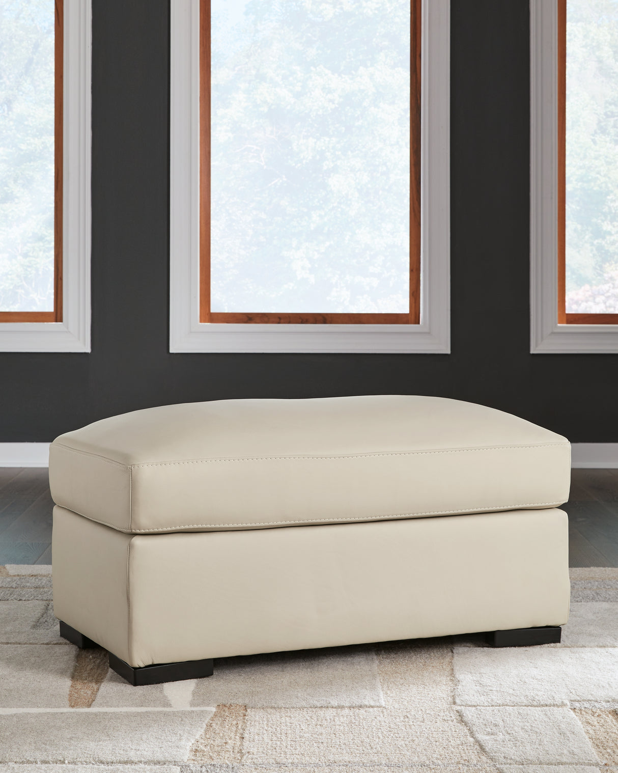 Tresure Trove Almond Ottoman from Ashley Furniture - Luna Furniture