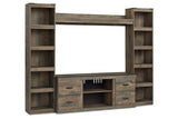 Trinell Brown 4-Piece Entertainment Center from Ashley - Luna Furniture