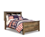 Trinell Brown Full Bookcase Panel Bed from Ashley - Luna Furniture