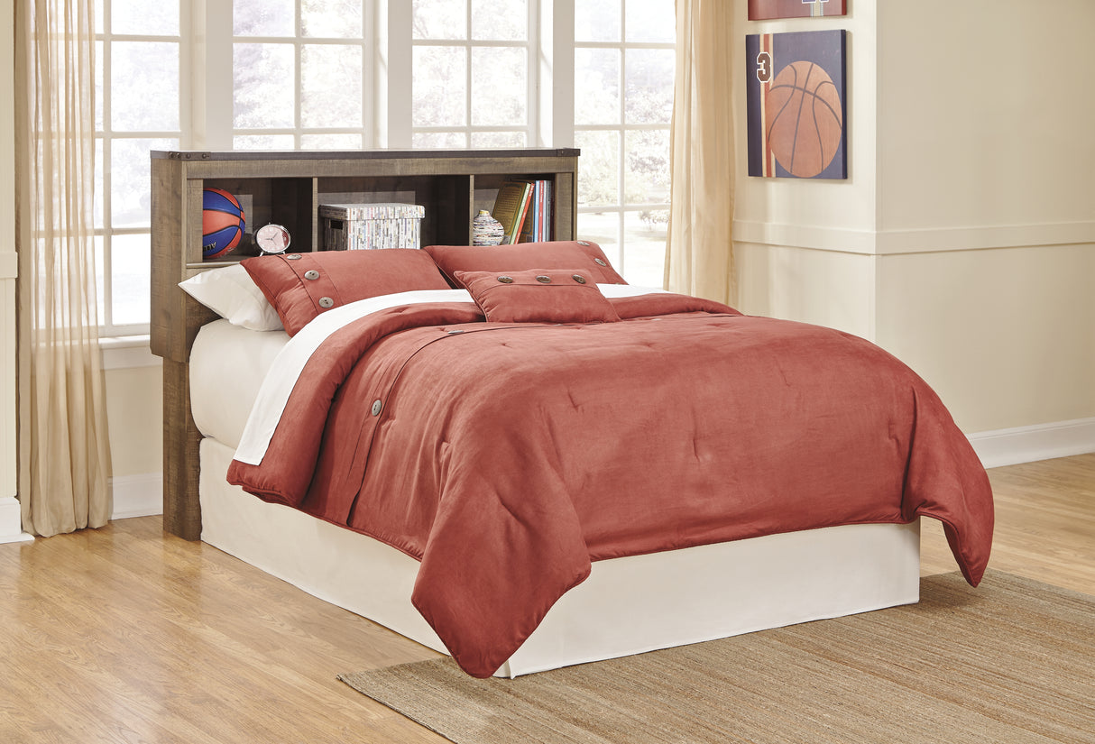 Trinell Brown Full Bookcase Platform Bed with 1 Large Storage Drawer from Ashley - Luna Furniture