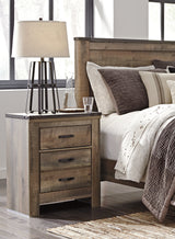 Trinell King Panel Bed, Chest and 2 Nightstands from Ashley - Luna Furniture
