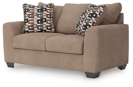 Triston-Peaks Suede Loveseat from Ashley - Luna Furniture