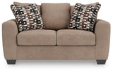 Triston-Peaks Suede Loveseat from Ashley - Luna Furniture