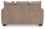 Triston-Peaks Suede Loveseat from Ashley - Luna Furniture