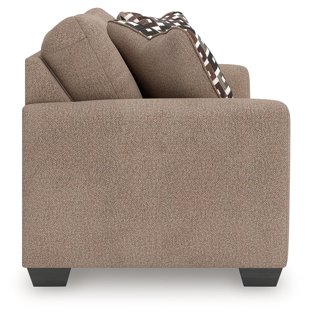 Triston-Peaks Suede Loveseat from Ashley - Luna Furniture