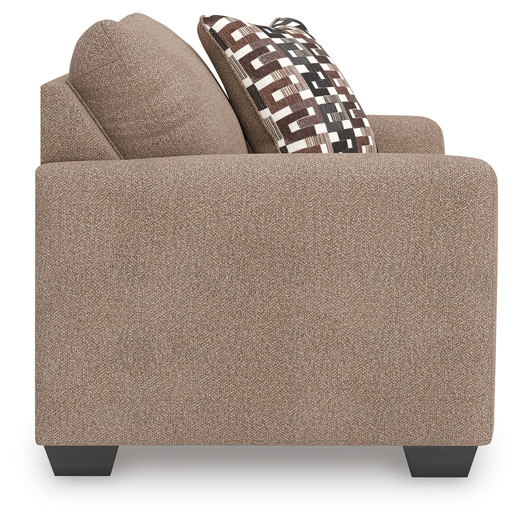 Triston-Peaks Suede Oversized Chair from Ashley - Luna Furniture