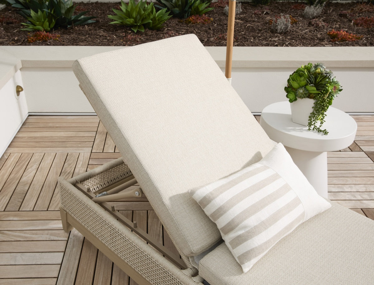 Tropez Outdoor Chaise Lounge from Essentials For Living - Luna Furniture