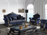 Tuana Navy Stationary Living Room Sofa from Furnia - Luna Furniture