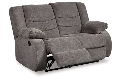 Tulen Gray Reclining Loveseat and Recliner from Ashley - Luna Furniture