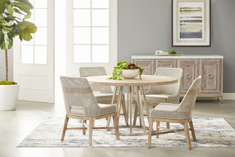 Turino 54" Round Dining Table Wood Top from Essentials For Living - Luna Furniture