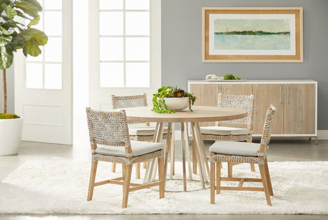 Turino 54" Round Dining Table Wood Top from Essentials For Living - Luna Furniture
