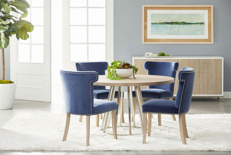Turino 54" Round Dining Table Wood Top from Essentials For Living - Luna Furniture