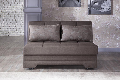 Twist Astoral Light Brown Sleeper Loveseat from Bellona - Luna Furniture