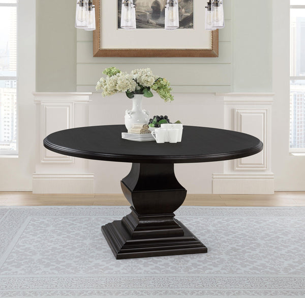 Twyla Dark Cocoa 60-inch Round Wood Dining Room Table