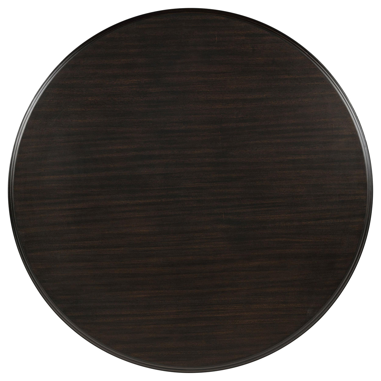 Twyla Dark Cocoa 60-inch Round Wood Dining Room Table from Coaster - Luna Furniture