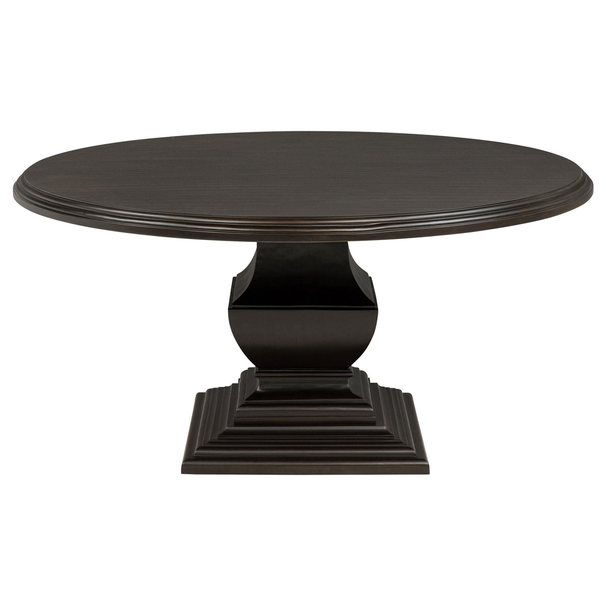 Twyla Dark Cocoa 7-Piece Round Wood Dining Room Set from Coaster - Luna Furniture