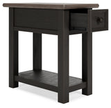 Tyler Creek 2 End Tables in Grayish Brown/Black from Ashley - Luna Furniture