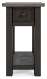 Tyler Creek 2 End Tables in Grayish Brown/Black from Ashley - Luna Furniture