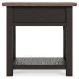 Tyler Creek 2 End Tables in Grayish Brown/Black from Ashley - Luna Furniture