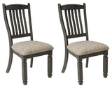 Tyler Creek 2-Piece Dining Room Chair in Black/Grayish Brown from Ashley - Luna Furniture